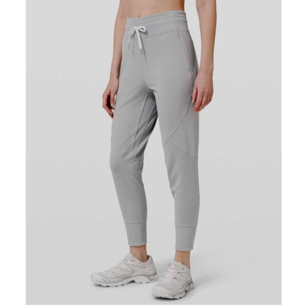 Lululemon Metro Miles Jogger Heathered Stargaze Silvery Grey High Rise Women's 6